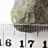 Diamant auf Kimberlit
