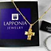 LAPPONIA Lappenkreuz Gold 750/-